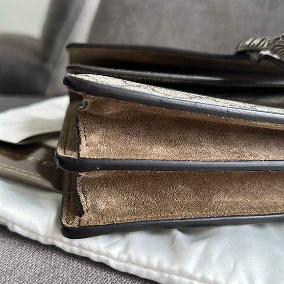 GUCCI｜Beige GG Supreme Dionysus Shoulder Bag - Picture 11 of 13